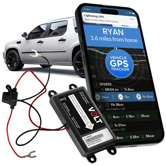 Lightning GPS Rastreador GPS para vehículos 4G con cable fác
