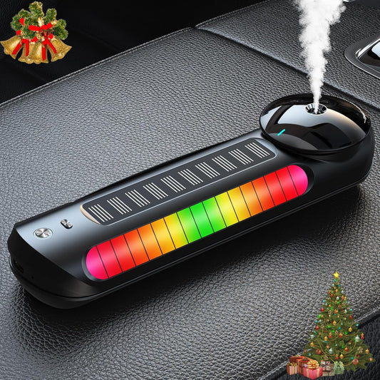 Ambientador inteligente para automóvil con solar, difusor de
