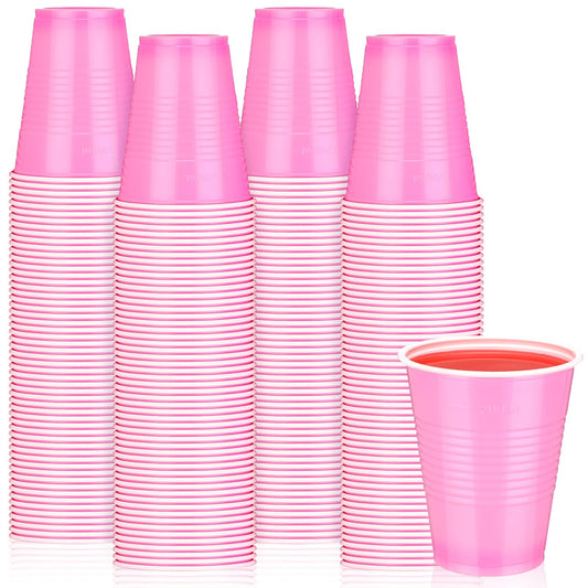 Yinkin 100 vasos de plástico desechables de Halloween de 9 o