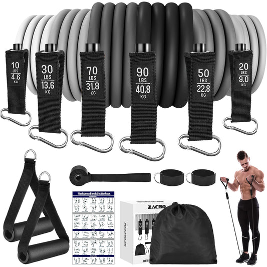 Zacro Bandas de resistencia para entrenamiento, bandas de re