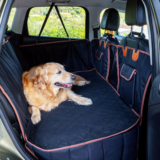 Funda de asiento para perro para asiento trasero, parte infe