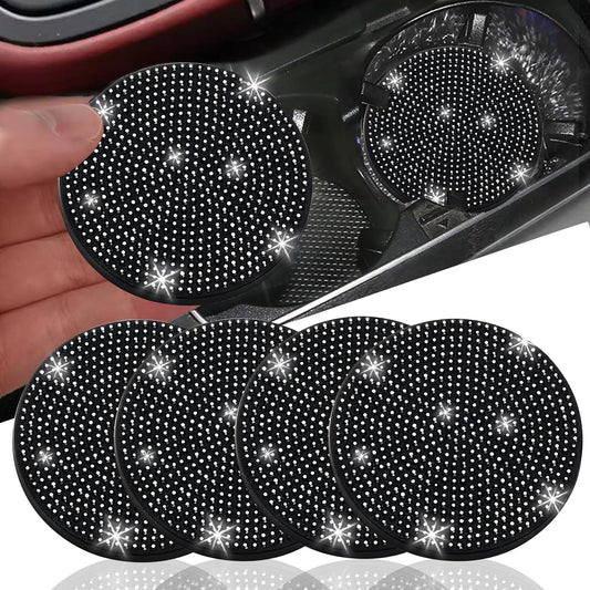 4 posavasos para auto, accesorios universales para el interi