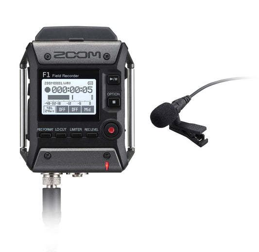 Zoom Paquete Lavalier de grabadora de campo F1