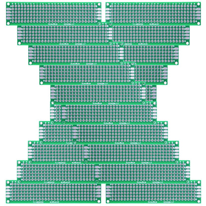 YUNGUI 20 unids 0.8x3.1 in placa PCB pequeño prototipo placa