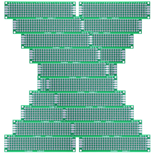 YUNGUI 20 unids 0.8x3.1 in placa PCB pequeño prototipo placa