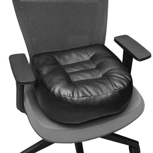 YOUFI Cojín de asiento de cuero extra grueso, perfecto para