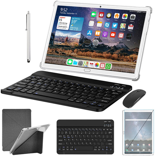 Tableta 2 en 1 de 10.1 pulgadas, tabletas Android 13.0, 64 G