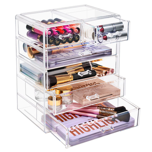Sorbus Cosmetics - Cosmetiquero grande para maquillaje y joy