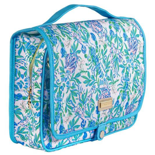 Lilly Pulitzer Neceser de viaje con asa, bolsillos y cremall