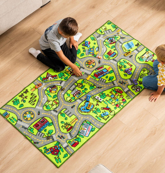 ToyVelt Alfombra de juegos para niños – Alfombra educativa d