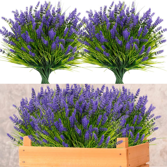 ZINHO 24 paquetes de flores artificiales para exteriores, fl