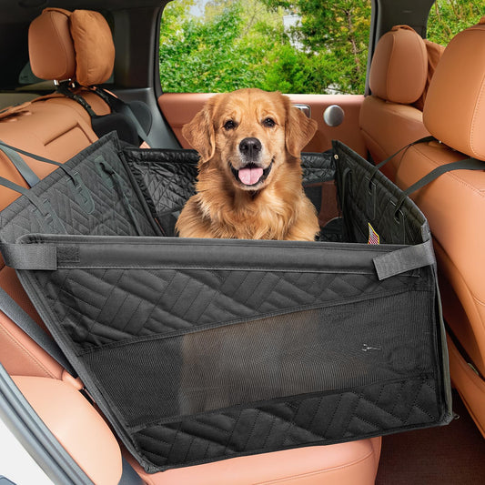 Kohree Funda de asiento de automóvil para perros medianos, f