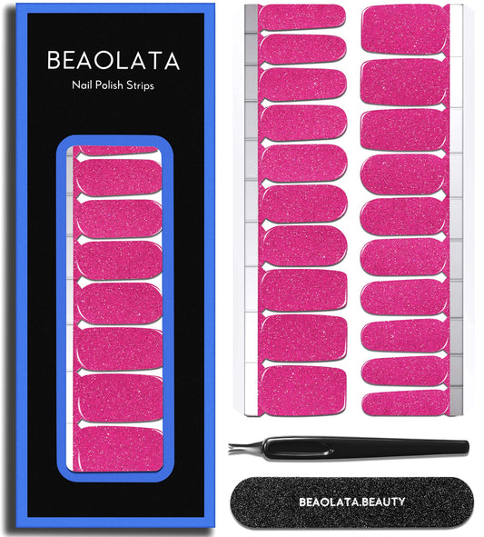 Tiras de esmalte de uñas de larga duración, 20 envolturas, f