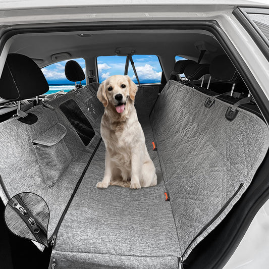 Funda de asiento de automóvil para mascotas, 100% impermeabl