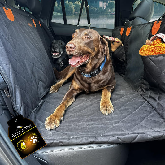 Funda de asiento de coche para perro para asiento trasero |
