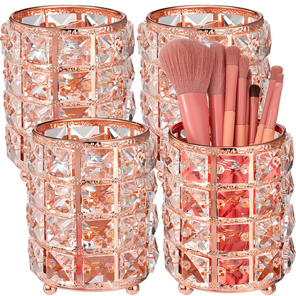 Eersida Paquete de 4 soportes para brochas de maquillaje de