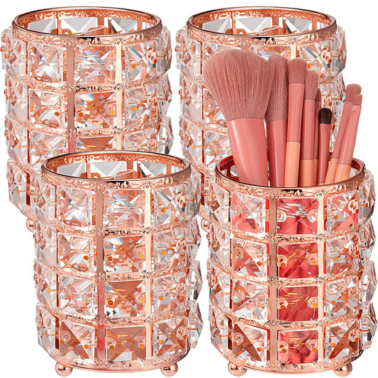 Eersida Paquete de 4 soportes para brochas de maquillaje de