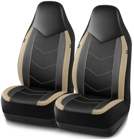 PIC AUTO Fundas de cuero para asiento de automóvil, diseño d