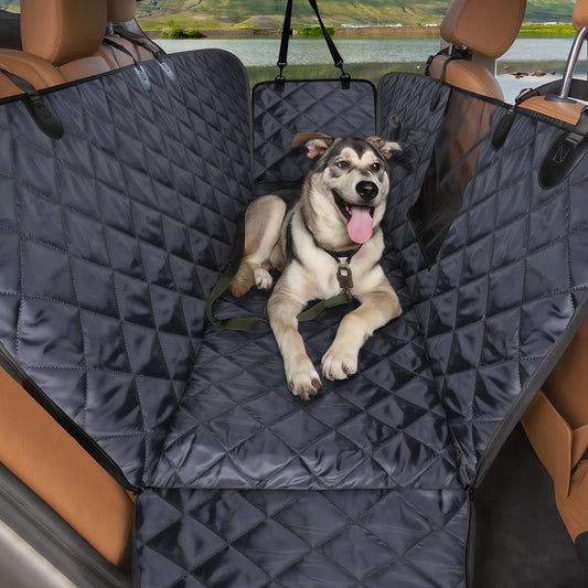Funda de asiento de automóvil para perro para asiento traser