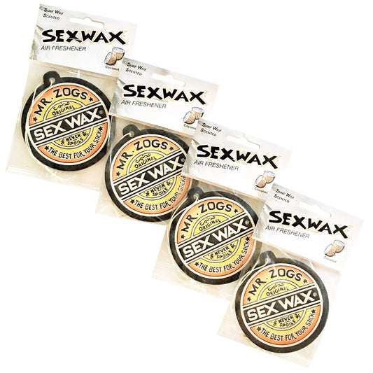 Sex Wax Ambientadores de coco: (paquete de 4)