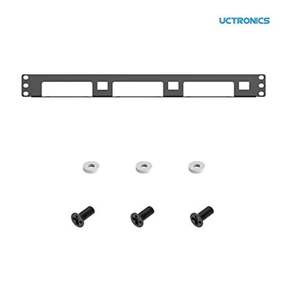 UCTRONICS NUC Montaje en Rack, 19" 1U Montaje en Rack Soporta 3 Unidades de Modelo Bajo NUC