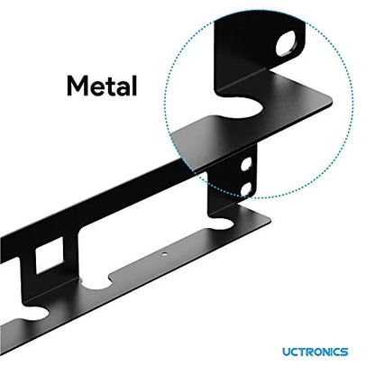 UCTRONICS NUC Montaje en Rack, 19" 1U Montaje en Rack Soporta 3 Unidades de Modelo Bajo NUC