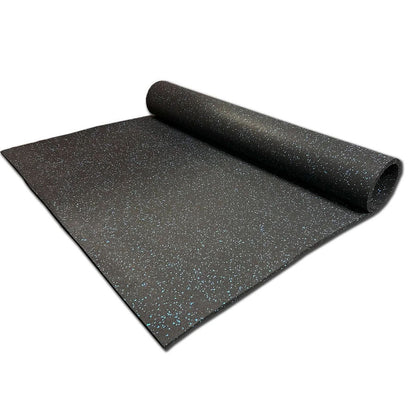 On Deck Sports Rollo de suelo de goma azul moteado de 0.315 in (4x10)